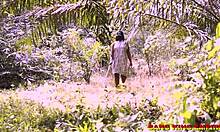 Voluptuos woman matilda fancy to boned with african beginner bbc pornstar in the forest on his way to check his bush traps